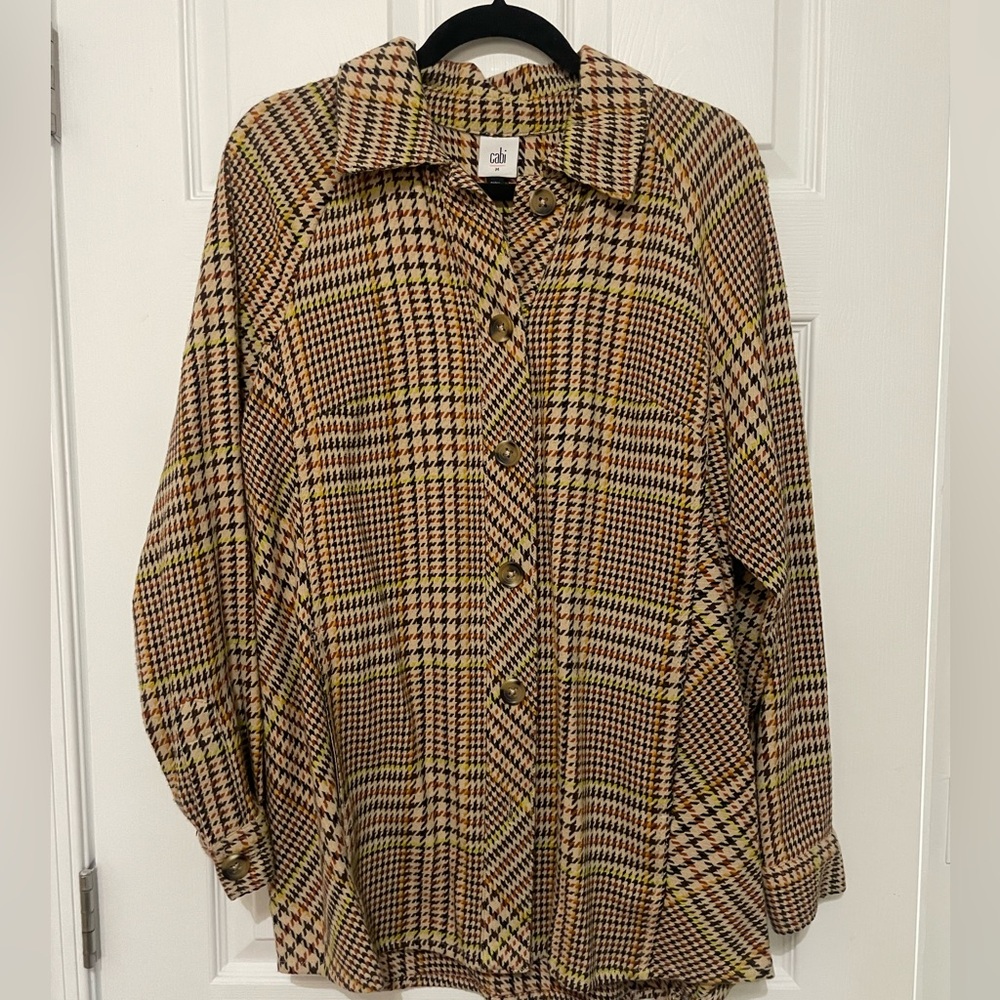 CAbi Yorkshire Shacket - Size M